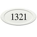 Special Lite Products Classic Address Plaque, White SAP-4180-WH